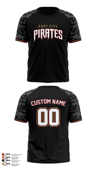 Port City Pirates Short Sleeve Performance Shirt - 3
