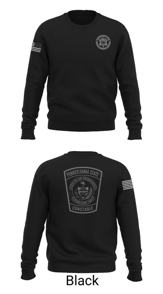 Crew Neck Sweatshirt, Pennsylvania State Constable, Police, Teamtime, Team time, sublimation, custom sports apparel, team uniforms, spirit wear, spiritwear, sports uniforms, custom shirts, team store, custom team store, fundraiser sports, apparel fundraiser