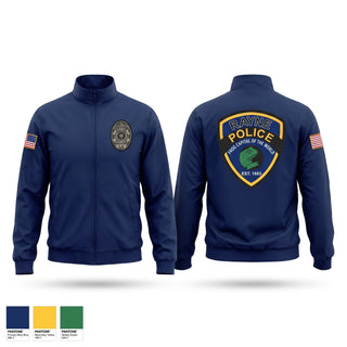 Windbreaker, Rayne Police Department, Police, Teamtime, Team time, sublimation, custom sports apparel, team uniforms, spirit wear, spiritwear, sports uniforms, custom shirts, team store, custom team store, fundraiser sports, apparel fundraiser