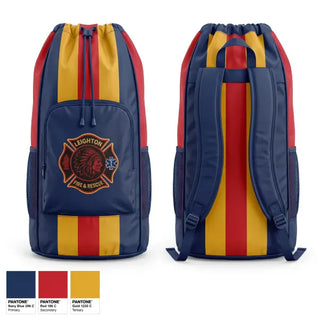 Gear Bag, Leighton Fire and Rescue, Fire Department, Teamtime, Team time, sublimation, custom sports apparel, team uniforms, spirit wear, spiritwear, sports uniforms, custom shirts, team store, custom team store, fundraiser sports, apparel fundraiser
