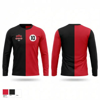 Long Sleeve Performance Shirt, Diablos FC, Men's Soccer, Teamtime, Team time, sublimation, custom sports apparel, team uniforms, spirit wear, spiritwear, sports uniforms, custom shirts, team store, custom team store, fundraiser sports, apparel fundraiser