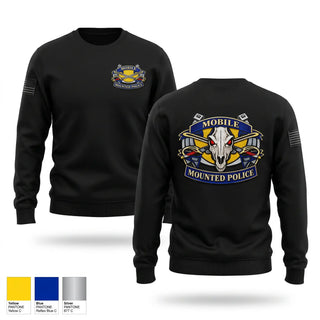 Crew Neck Sweatshirt, Mounted Mobile Unit, Police, Teamtime, Team time, sublimation, custom sports apparel, team uniforms, spirit wear, spiritwear, sports uniforms, custom shirts, team store, custom team store, fundraiser sports, apparel fundraiser