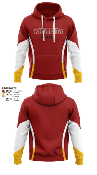 Hoodie, Rio Vista Rams, Men's Soccer, Teamtime, Team time, sublimation, custom sports apparel, team uniforms, spirit wear, spiritwear, sports uniforms, custom shirts, team store, custom team store, fundraiser sports, apparel fundraiser