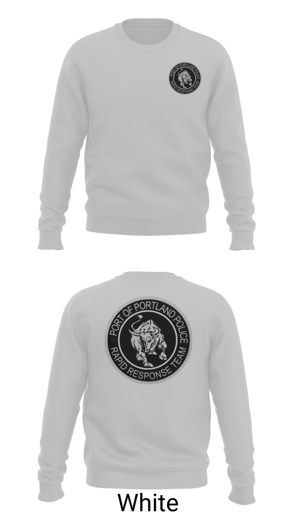 Crew Neck Sweatshirt, Port Of Portland Rapid Response Team, Police, Teamtime, Team time, sublimation, custom sports apparel, team uniforms, spirit wear, spiritwear, sports uniforms, custom shirts, team store, custom team store, fundraiser sports, apparel fundraiser
