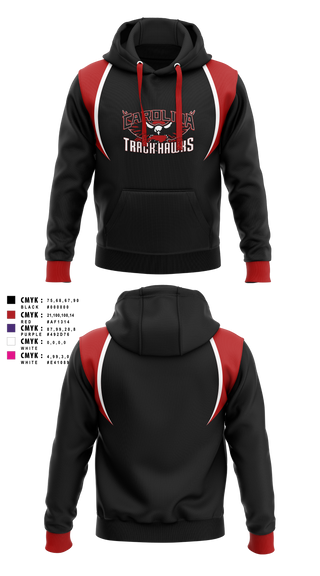 Hoodie, Carolina Track Hawks, Track & Field, Teamtime, Team time, sublimation, custom sports apparel, team uniforms, spirit wear, spiritwear, sports uniforms, custom shirts, team store, custom team store, fundraiser sports, apparel fundraiser