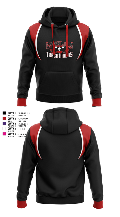 Carolina Track Hawks Hoodie - 2