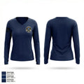 NEMHS EMS 96469968 Women's Long Sleeve V-neck Shirt - 1