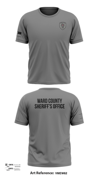 Short Sleeve Performance Shirt, Ward County Sheriff's Office, Police, Teamtime, Team time, sublimation, custom sports apparel, team uniforms, spirit wear, spiritwear, sports uniforms, custom shirts, team store, custom team store, fundraiser sports, apparel fundraiser