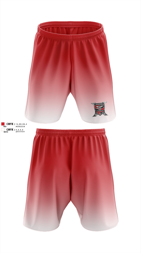 Athletic Shorts With Pockets, Region 1398 Arsenal, Men's Soccer, Teamtime, Team time, sublimation, custom sports apparel, team uniforms, spirit wear, spiritwear, sports uniforms, custom shirts, team store, custom team store, fundraiser sports, apparel fundraiser