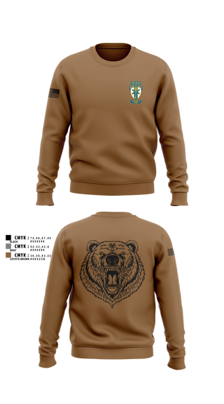 Crew Neck Sweatshirt, HQ, 309TH MI BN, , Teamtime, Team time, sublimation, custom sports apparel, team uniforms, spirit wear, spiritwear, sports uniforms, custom shirts, team store, custom team store, fundraiser sports, apparel fundraiser