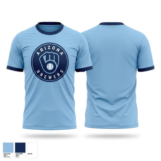 Short Sleeve Performance Shirt, Arizona Brewers, Baseball, Teamtime, Team time, sublimation, custom sports apparel, team uniforms, spirit wear, spiritwear, sports uniforms, custom shirts, team store, custom team store, fundraiser sports, apparel fundraiser
