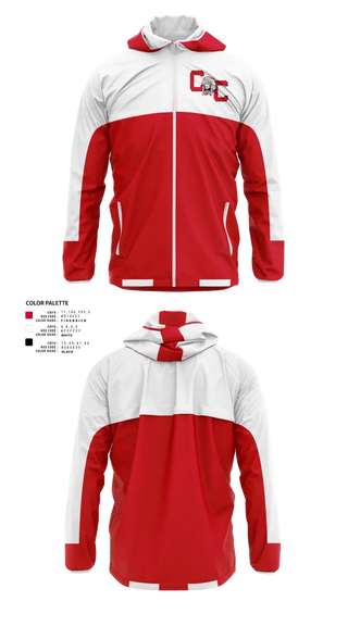 Windbreaker, Crow Creek Chieftains, Cross Country, Teamtime, Team time, sublimation, custom sports apparel, team uniforms, spirit wear, spiritwear, sports uniforms, custom shirts, team store, custom team store, fundraiser sports, apparel fundraiser