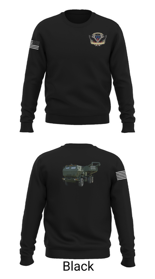 Crew Neck Sweatshirt, 182nd Field Artillery, Army, Teamtime, Team time, sublimation, custom sports apparel, team uniforms, spirit wear, spiritwear, sports uniforms, custom shirts, team store, custom team store, fundraiser sports, apparel fundraiser