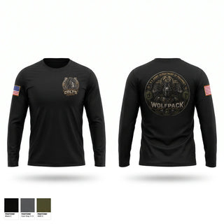 Long Sleeve Performance Shirt, Madigan pharmacy colts, Army, Teamtime, Team time, sublimation, custom sports apparel, team uniforms, spirit wear, spiritwear, sports uniforms, custom shirts, team store, custom team store, fundraiser sports, apparel fundraiser