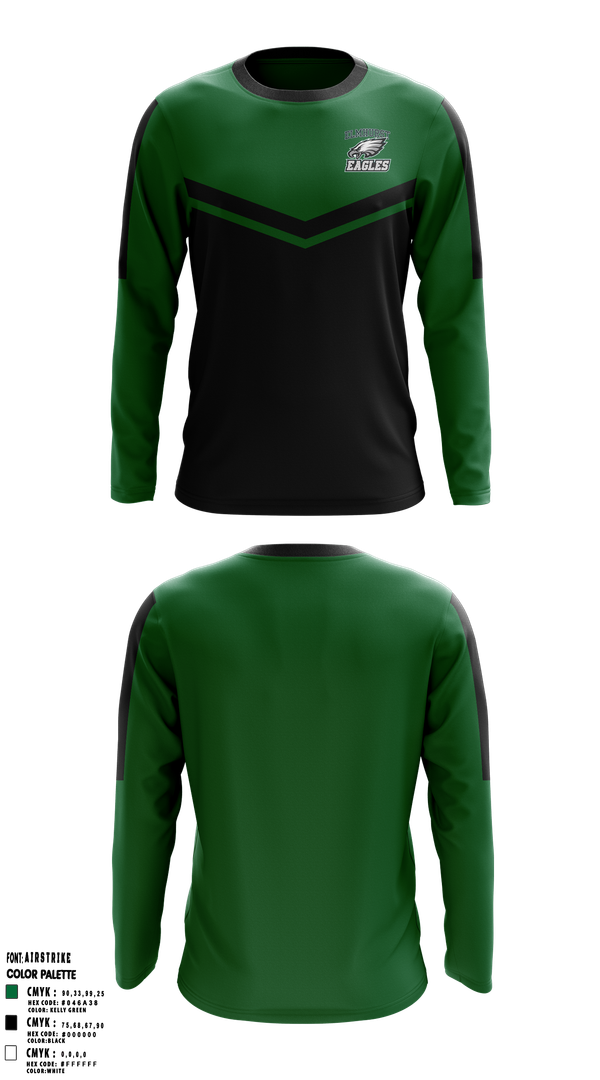 Long Sleeve Performance Shirt, Elmhurst Eagles, , Teamtime, Team time, sublimation, custom sports apparel, team uniforms, spirit wear, spiritwear, sports uniforms, custom shirts, team store, custom team store, fundraiser sports, apparel fundraiser