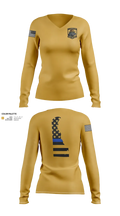 C-Squad 9776346 Women's Long Sleeve V-neck Shirt - 22