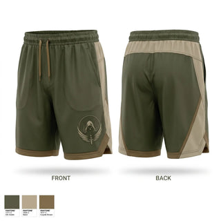 Athletic Shorts With Pockets, Phantom, Army, Teamtime, Team time, sublimation, custom sports apparel, team uniforms, spirit wear, spiritwear, sports uniforms, custom shirts, team store, custom team store, fundraiser sports, apparel fundraiser