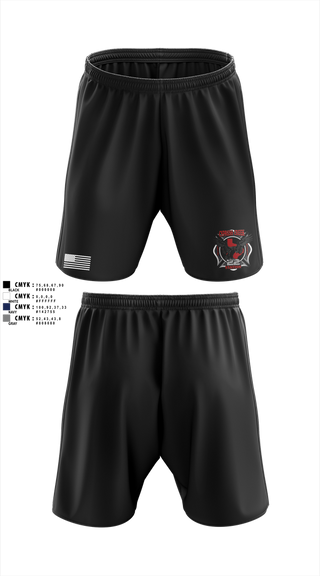 Athletic Shorts With Pockets, Cy creek fire 22, , Teamtime, Team time, sublimation, custom sports apparel, team uniforms, spirit wear, spiritwear, sports uniforms, custom shirts, team store, custom team store, fundraiser sports, apparel fundraiser