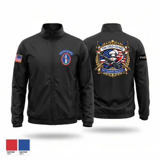 Windbreaker, 529th 4-3 Battalion The Old Guard, Army, Teamtime, Team time, sublimation, custom sports apparel, team uniforms, spirit wear, spiritwear, sports uniforms, custom shirts, team store, custom team store, fundraiser sports, apparel fundraiser