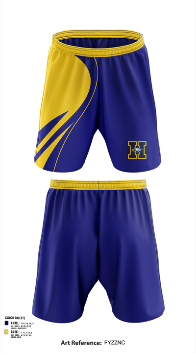 Hartland Varsity Gymnastics 44967978 Athletic Shorts With Pockets - 1