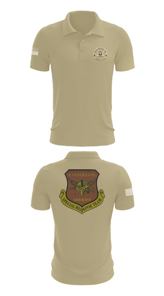 Short Sleeve Performance Polo, Evangeline Parish Sheriffs Office S.R.T, Police, Teamtime, Team time, sublimation, custom sports apparel, team uniforms, spirit wear, spiritwear, sports uniforms, custom shirts, team store, custom team store, fundraiser sports, apparel fundraiser