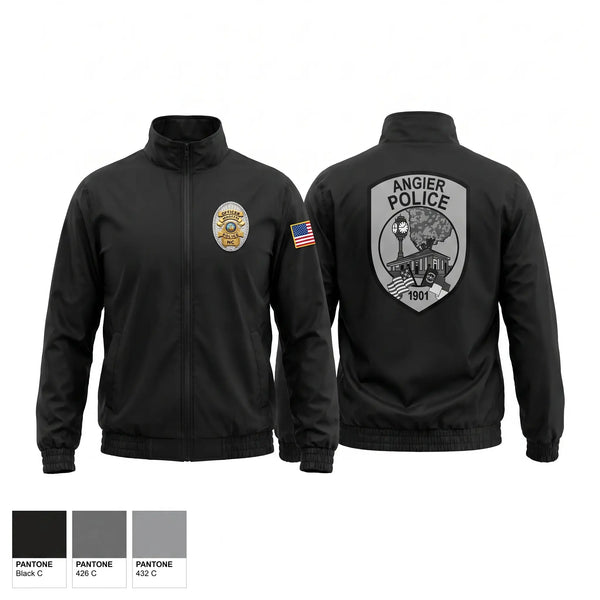 Windbreaker, Angier Police, Police, Teamtime, Team time, sublimation, custom sports apparel, team uniforms, spirit wear, spiritwear, sports uniforms, custom shirts, team store, custom team store, fundraiser sports, apparel fundraiser