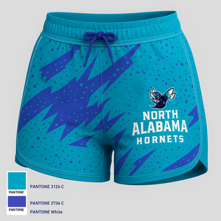 Womens Shorts, North Alabama Hornets, , Teamtime, Team time, sublimation, custom sports apparel, team uniforms, spirit wear, spiritwear, sports uniforms, custom shirts, team store, custom team store, fundraiser sports, apparel fundraiser