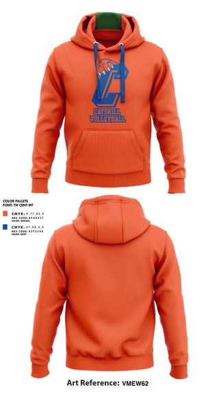 Hoodie, Catskill Volleyball, Women's Volleyball, Teamtime, Team time, sublimation, custom sports apparel, team uniforms, spirit wear, spiritwear, sports uniforms, custom shirts, team store, custom team store, fundraiser sports, apparel fundraiser