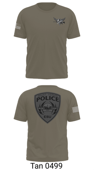 Old School Cotton Feel Shirt, MOUNT VERNON EMERGENCY SERVICES UNIT, Police, Teamtime, Team time, sublimation, custom sports apparel, team uniforms, spirit wear, spiritwear, sports uniforms, custom shirts, team store, custom team store, fundraiser sports, apparel fundraiser