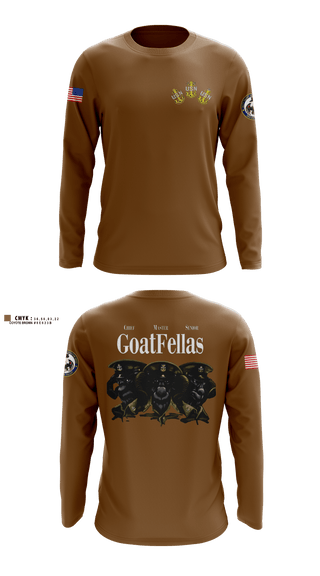 Long Sleeve Performance Shirt, NTAG ORV CHIEFS MESS, Navy, Teamtime, Team time, sublimation, custom sports apparel, team uniforms, spirit wear, spiritwear, sports uniforms, custom shirts, team store, custom team store, fundraiser sports, apparel fundraiser