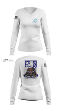 C 1-119 IN Women's Long Sleeve V-neck Shirt - 7