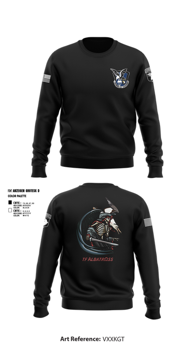 2nd Flt Platoon, B/101 Avn Regt, 101st ABN DIV 10364958 Crew Neck Sweatshirt - 4