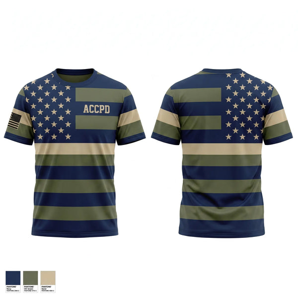 Old School Cotton Feel Shirt, ACCPD, Police, Teamtime, Team time, sublimation, custom sports apparel, team uniforms, spirit wear, spiritwear, sports uniforms, custom shirts, team store, custom team store, fundraiser sports, apparel fundraiser