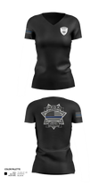 Piedmont Police 86858380 Women's Short Sleeve V-neck Shirt - 21