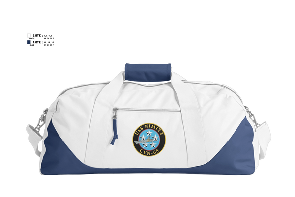 Duffle Bag, USS NIMITZ, Men's Soccer, Teamtime, Team time, sublimation, custom sports apparel, team uniforms, spirit wear, spiritwear, sports uniforms, custom shirts, team store, custom team store, fundraiser sports, apparel fundraiser