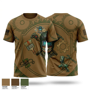 Old School Cotton Feel Shirt, CSMS ALLIED TRADES, National Guard, Teamtime, Team time, sublimation, custom sports apparel, team uniforms, spirit wear, spiritwear, sports uniforms, custom shirts, team store, custom team store, fundraiser sports, apparel fundraiser