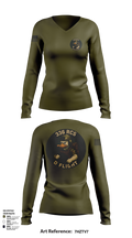 336 RCS D Flight 26202235 Women's Long Sleeve V-neck Shirt - 103