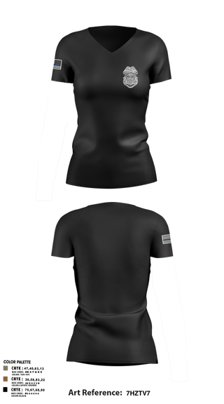 Womens Short Sleeve Vneck Shirt, Military Police, Army, Teamtime, Team time, sublimation, custom sports apparel, team uniforms, spirit wear, spiritwear, sports uniforms, custom shirts, team store, custom team store, fundraiser sports, apparel fundraiser