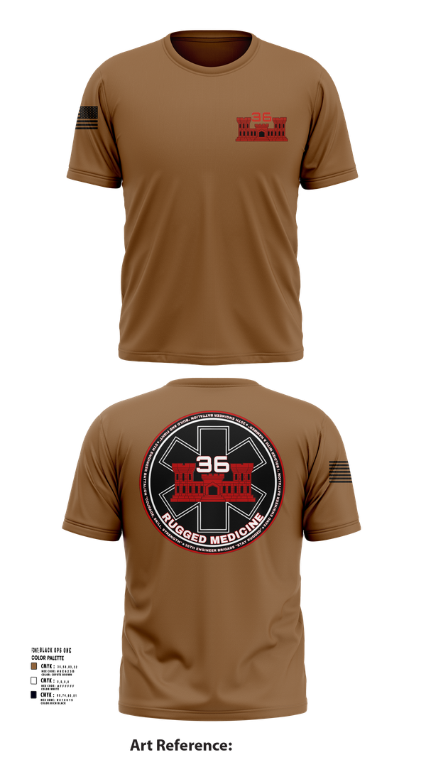 Short Sleeve Performance Shirt, 36 Engineer Brigade, Army, Teamtime, Team time, sublimation, custom sports apparel, team uniforms, spirit wear, spiritwear, sports uniforms, custom shirts, team store, custom team store, fundraiser sports, apparel fundraiser