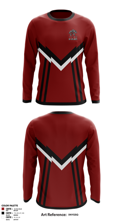Inner City Wrestling 87889128 Long Sleeve Performance Shirt 1