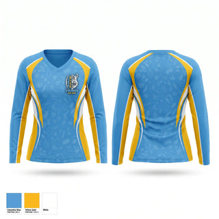 Womens Long Sleeve Vneck Shirt, Cape Elite, , Teamtime, Team time, sublimation, custom sports apparel, team uniforms, spirit wear, spiritwear, sports uniforms, custom shirts, team store, custom team store, fundraiser sports, apparel fundraiser