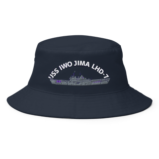 USS IWO JIMA LHD7 FRG Bucket Hat | Big Accessories BX003
