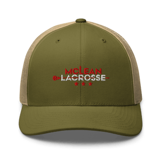 McLean Lacrosse 4222759 Retro Trucker Hat | Yupoong 6606