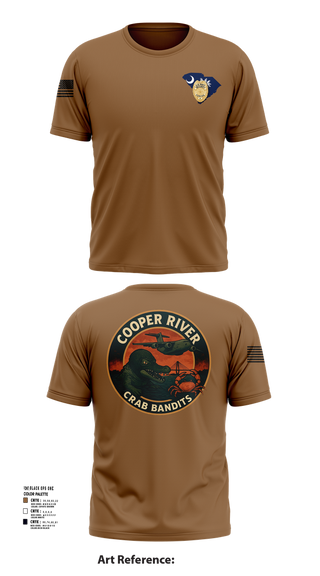 Short Sleeve Performance Shirt, Cooper River Crab Bandits, , Teamtime, Team time, sublimation, custom sports apparel, team uniforms, spirit wear, spiritwear, sports uniforms, custom shirts, team store, custom team store, fundraiser sports, apparel fundraiser