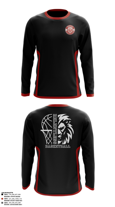 Relentless Basketball Club 82700857 Long Sleeve Performance Shirt 1