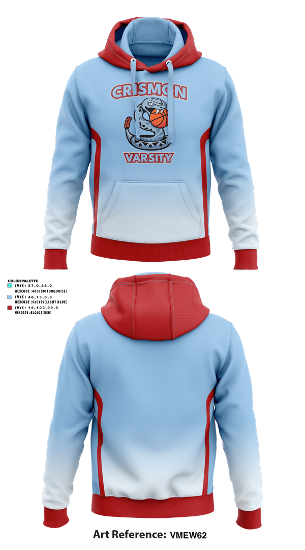 Hoodie, Crismon Rattlers, Women's Basketball, Teamtime, Team time, sublimation, custom sports apparel, team uniforms, spirit wear, spiritwear, sports uniforms, custom shirts, team store, custom team store, fundraiser sports, apparel fundraiser