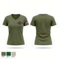 Iowa Conservation Officer Women's Short Sleeve V-neck Shirt - 1