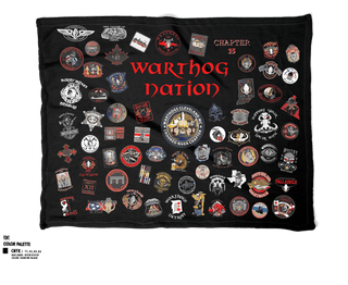 Blanket, Warthogs, other, Teamtime, Team time, sublimation, custom sports apparel, team uniforms, spirit wear, spiritwear, sports uniforms, custom shirts, team store, custom team store, fundraiser sports, apparel fundraiser