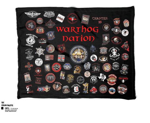 Blanket, Warthogs, other, Teamtime, Team time, sublimation, custom sports apparel, team uniforms, spirit wear, spiritwear, sports uniforms, custom shirts, team store, custom team store, fundraiser sports, apparel fundraiser