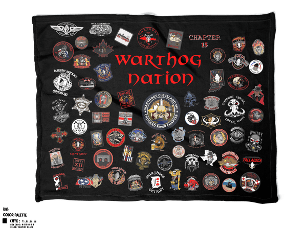 Blanket, Warthogs, other, Teamtime, Team time, sublimation, custom sports apparel, team uniforms, spirit wear, spiritwear, sports uniforms, custom shirts, team store, custom team store, fundraiser sports, apparel fundraiser